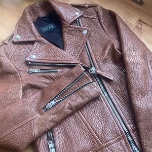 Mackage for Aritzia Brown Leather Jacket XS